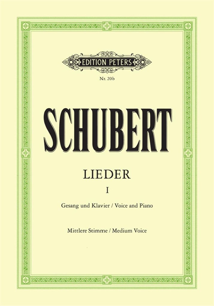 Lieder 1 Gesang und Klavier (für Mittlere Stimme)